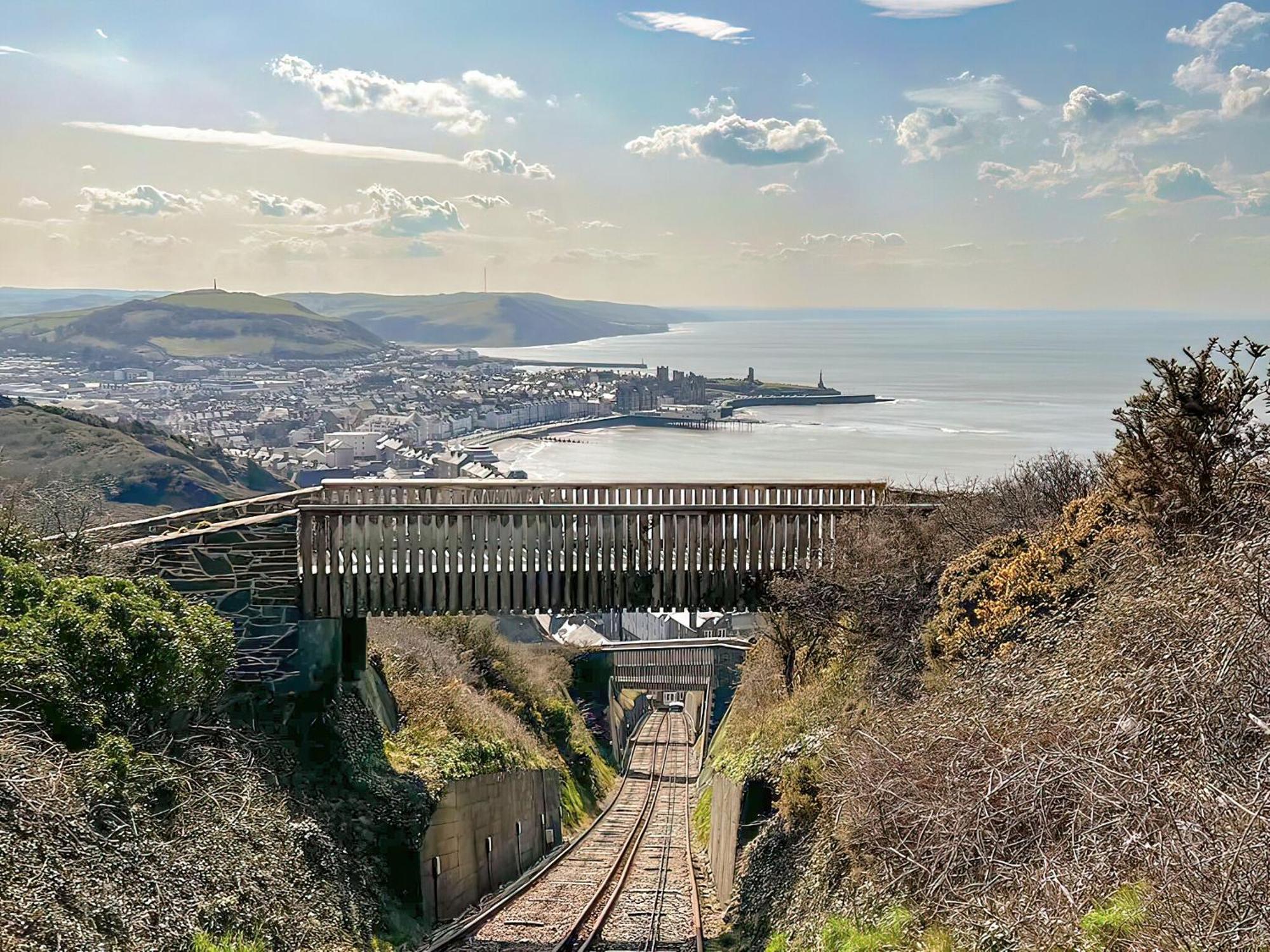 Cliff Railway Apartment Aberystwyth Bagian luar foto